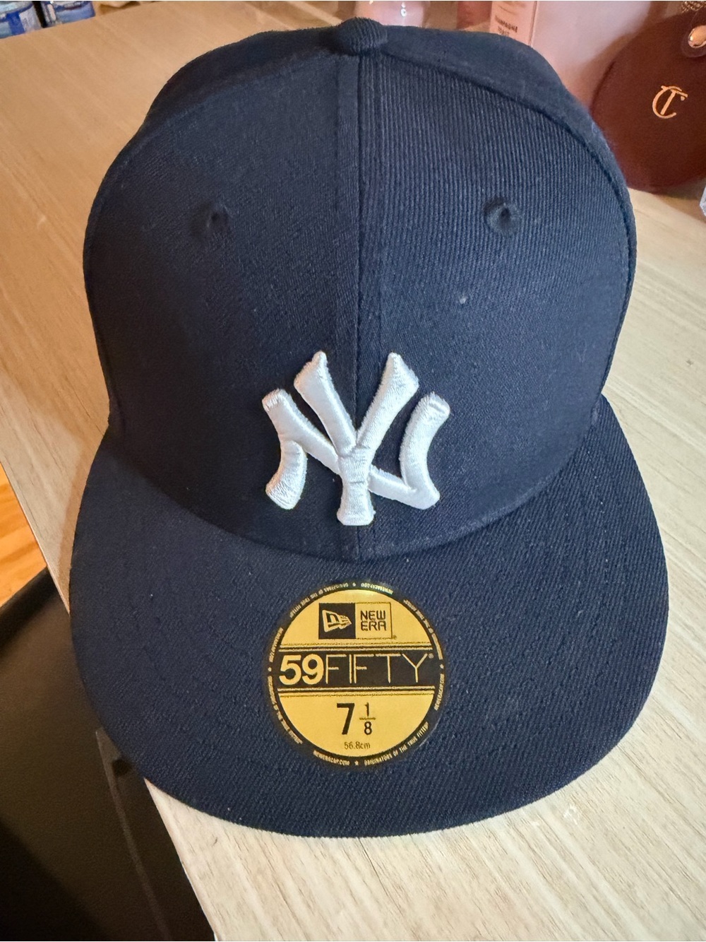 New Era Kids Navy & White New York Yankees Fitted Hat